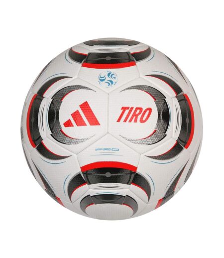 Ballon De Foot Motif/style Imprimé Tiro Pro Taille 5 Blanc Adidas