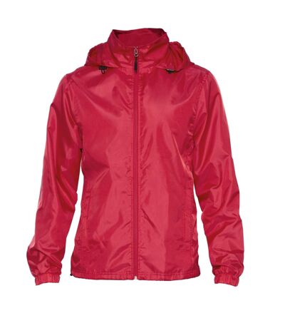 Hammer adults unisex windwear jacket red Gildan