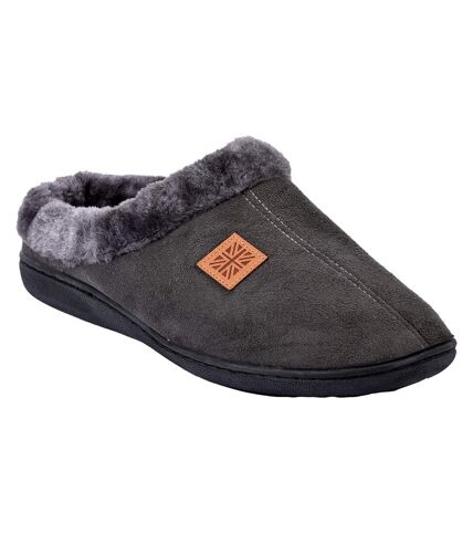 Pantoufle HOMME SUEDINE MBS02103 GRIS