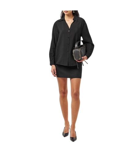 Chemise Manches Longues Femme Noir Vila