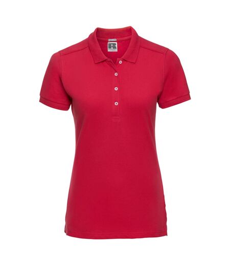Polo Femme Rouge Classique Russell