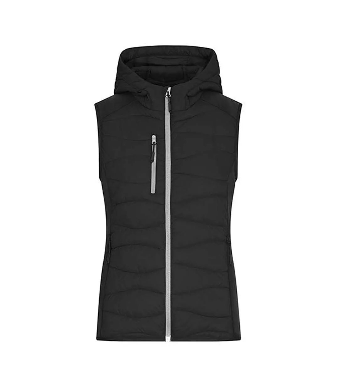 Veste Sans Manches Hybrid Femme Noir James And Nicholson-1