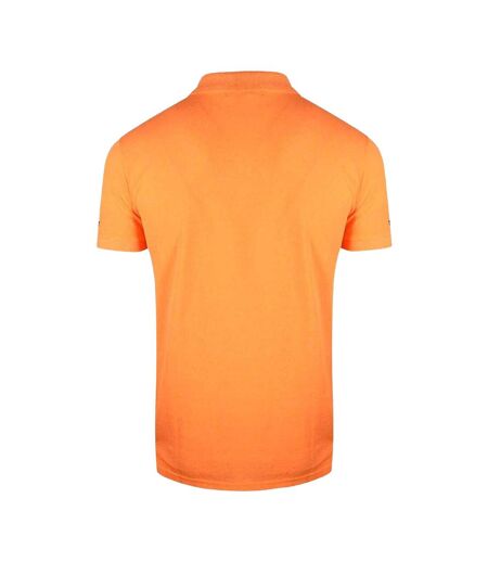 Polo Motif/style Logo Homme Orange Plein Sport