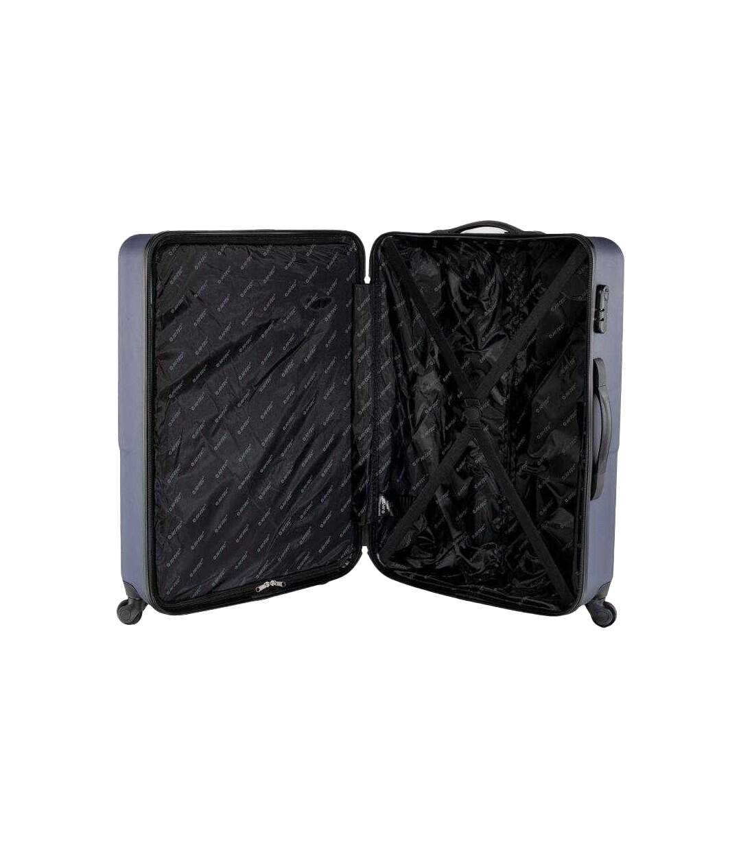 Valise Porto Taille Unique Noir Bleu Marine Foncé Gris Hi-Tec-4