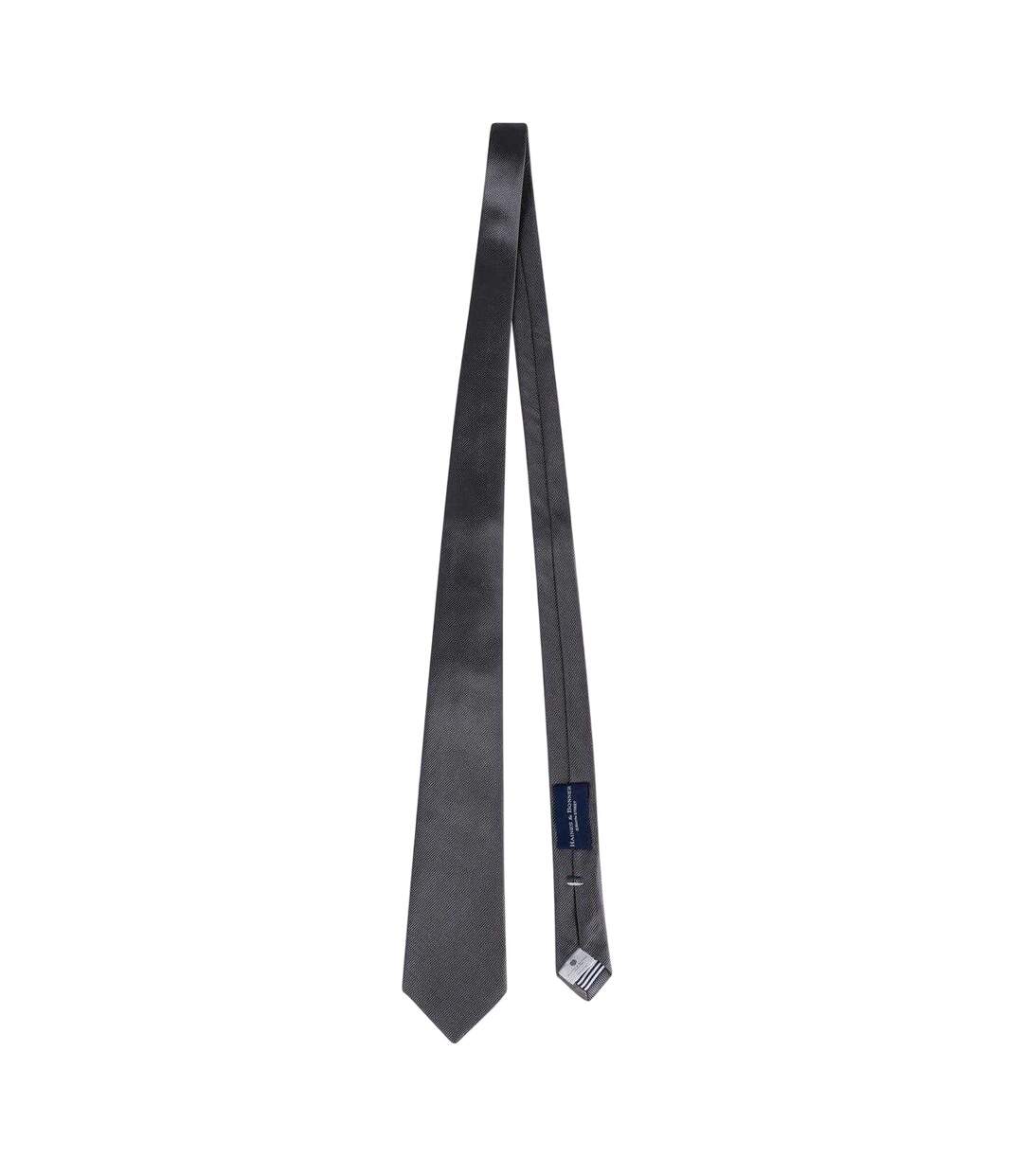 Cravate Motif/style Texturé Taille Unique Anthracite Haines And Bonner-2