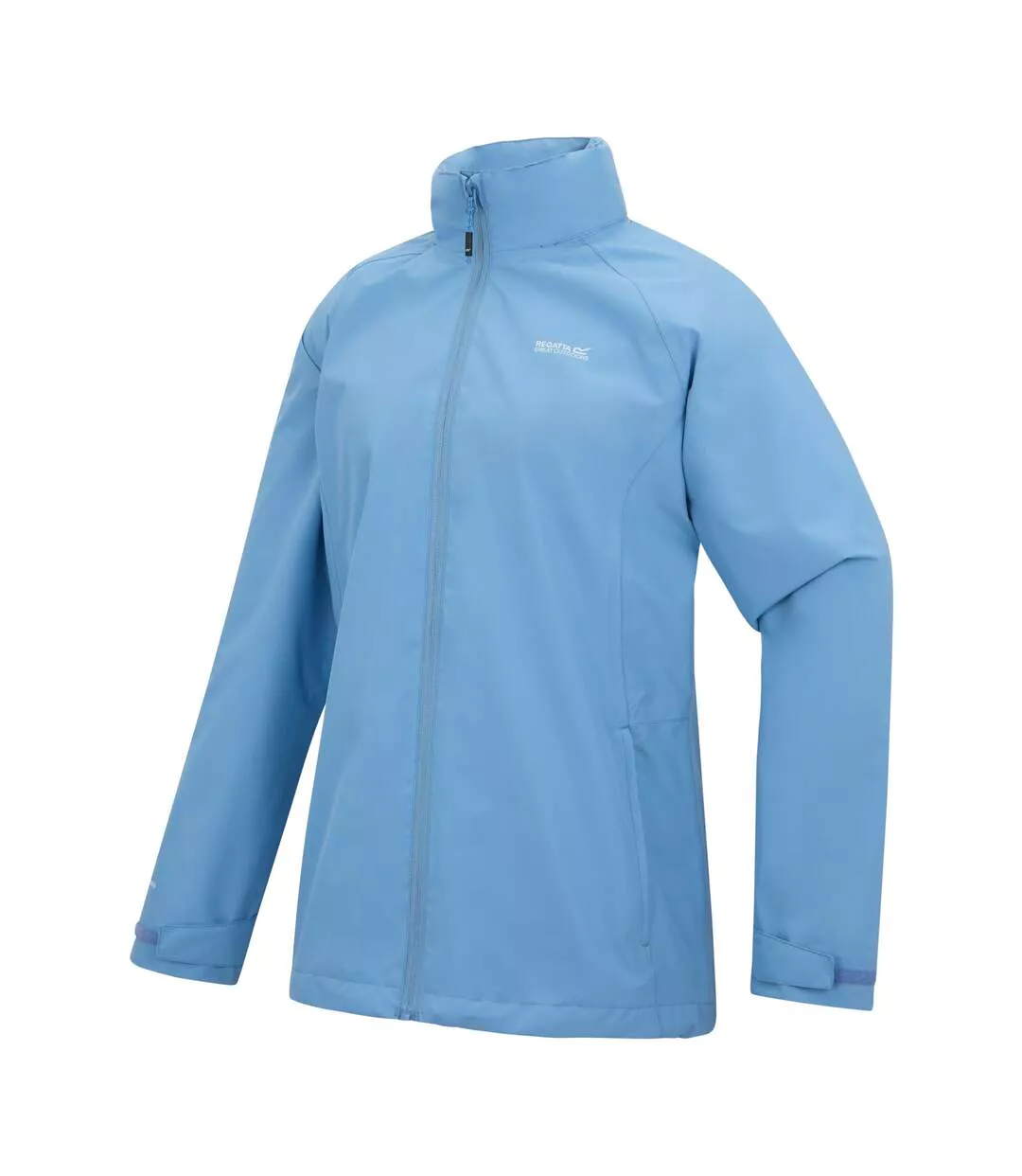 Womens/ladies Daysha Ii Waterproof Jacket Washed Denim Regatta-4