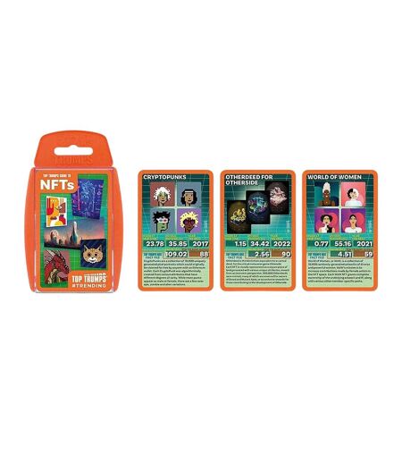 Jeu De Cartes Trends Of Nfts Taille Unique Blanc Rouge Top Trumps