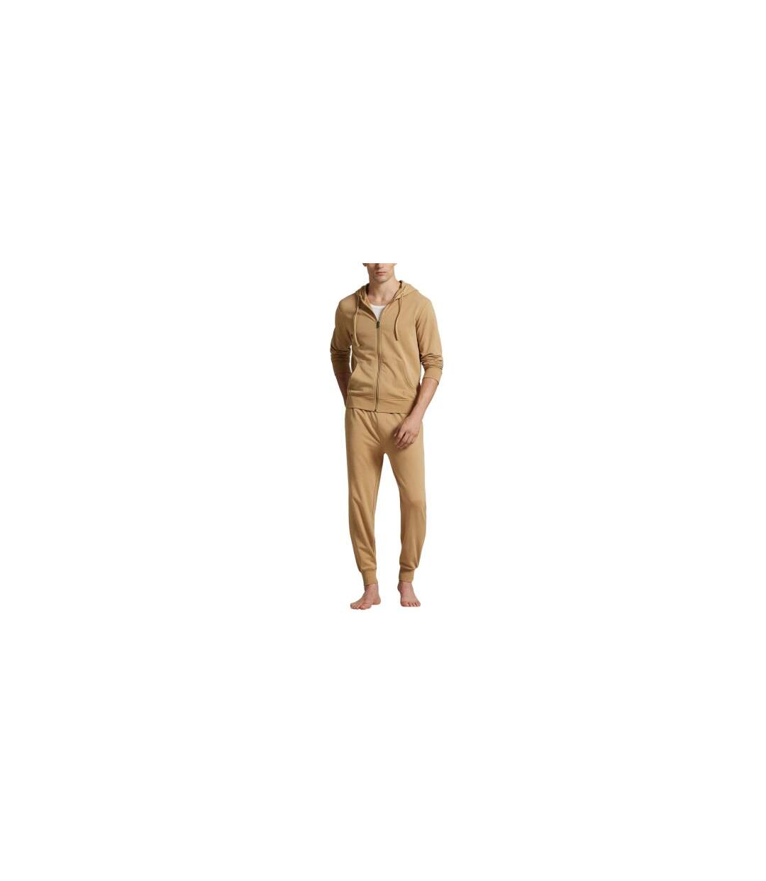 Veste À Capuche Polo Homme Marron Clair Ralph Lauren-1
