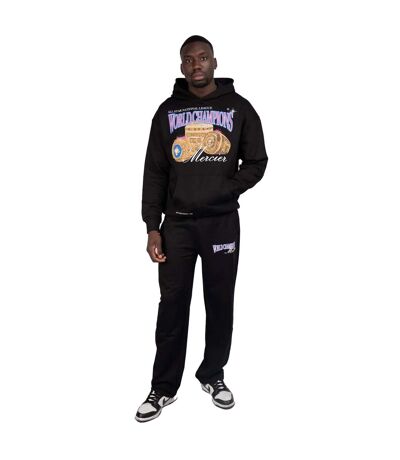 Mens Champions Ring Hoodie Black Mercier
