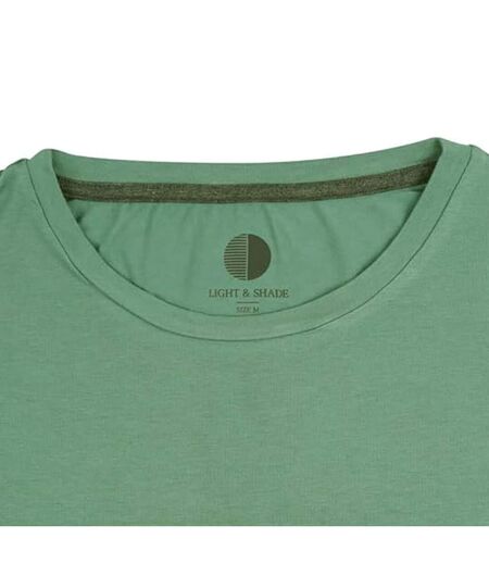 Mens Classic Short Pyjama Set Green Light And Shade