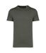 Unisex Adult Heavyweight Slim T-shirt Organic Khaki Native Spirit-1