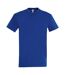 T-shirt manches courtes imperial homme bleu roi SOLS