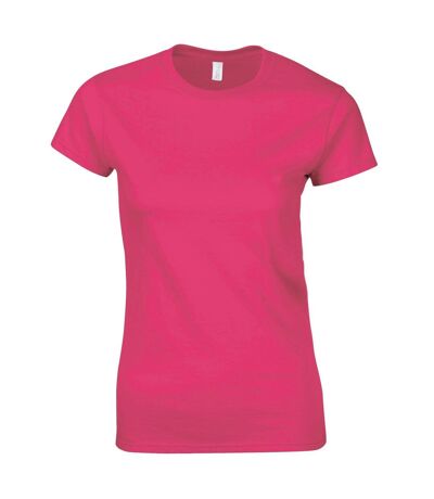 Gildan Ladies Soft Style Short Sleeve T-Shirt (Heliconia)