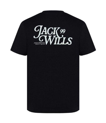 T-shirt Motif/style Texte Homme Noir Jack Wills