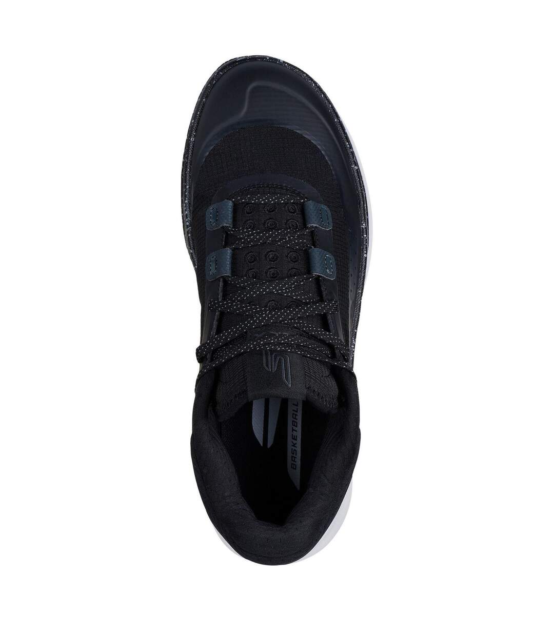 Baskets Motif/style Logo Resagrip Homme Noir Blanc Skechers-3