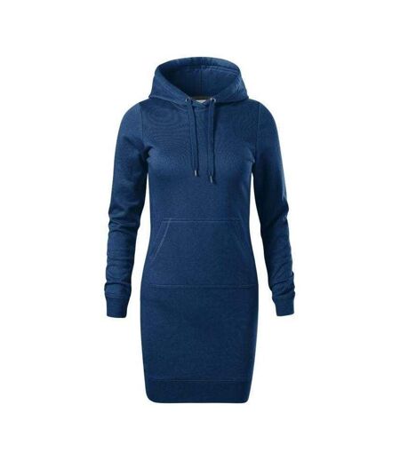 Robe À Capuche Snap Femme Bleu Foncé Malfini