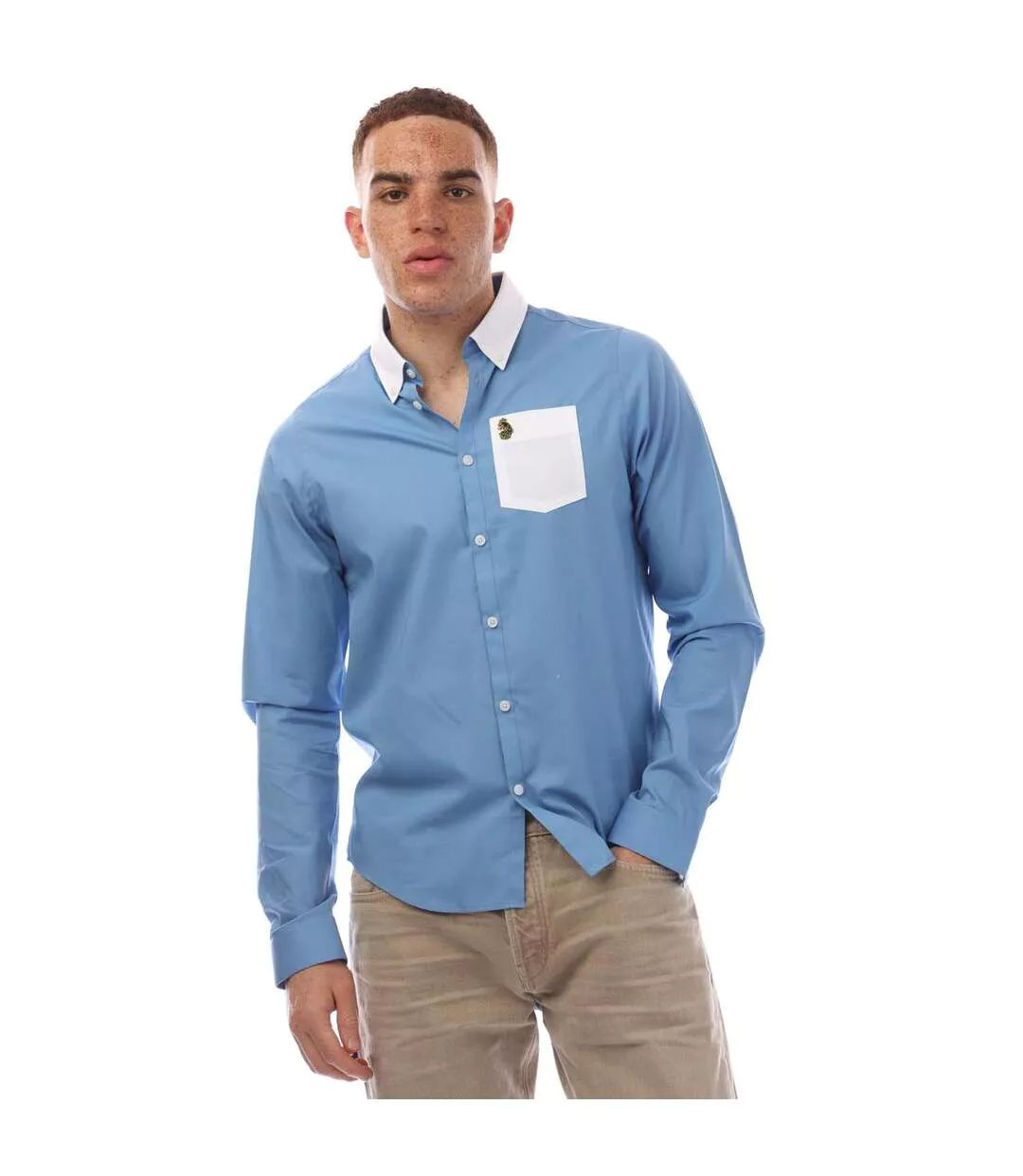 Chemise Manches Longues Telford Homme Bleu Luke 1977-2