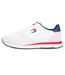 Mens Runner Leather Trainers Red White Blue Tommy Jeans-3