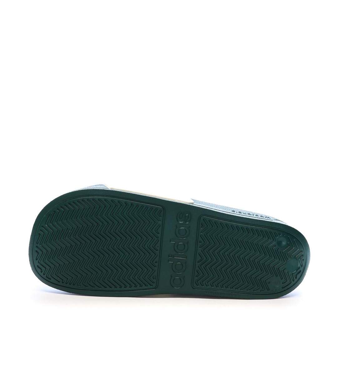 Claquettes vertes/blanches homme adidas adilette-2