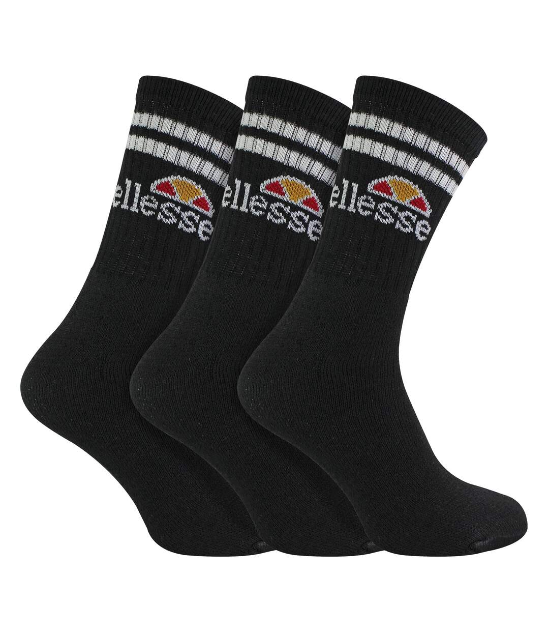 3 Pack Mens Vulloni Jacquard Logo Sport Socks-3