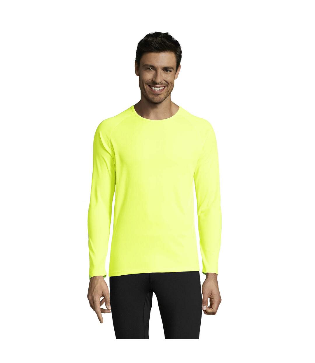 T-shirt Homme Jaune Néon SOLS-1
