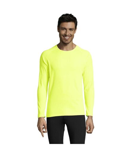 T-shirt Homme Jaune Néon SOLS