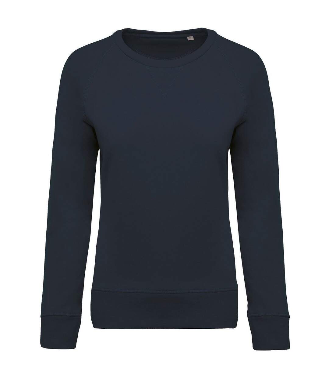 Sweat shirt coton bio - Femme - K481 - bleu marine-1