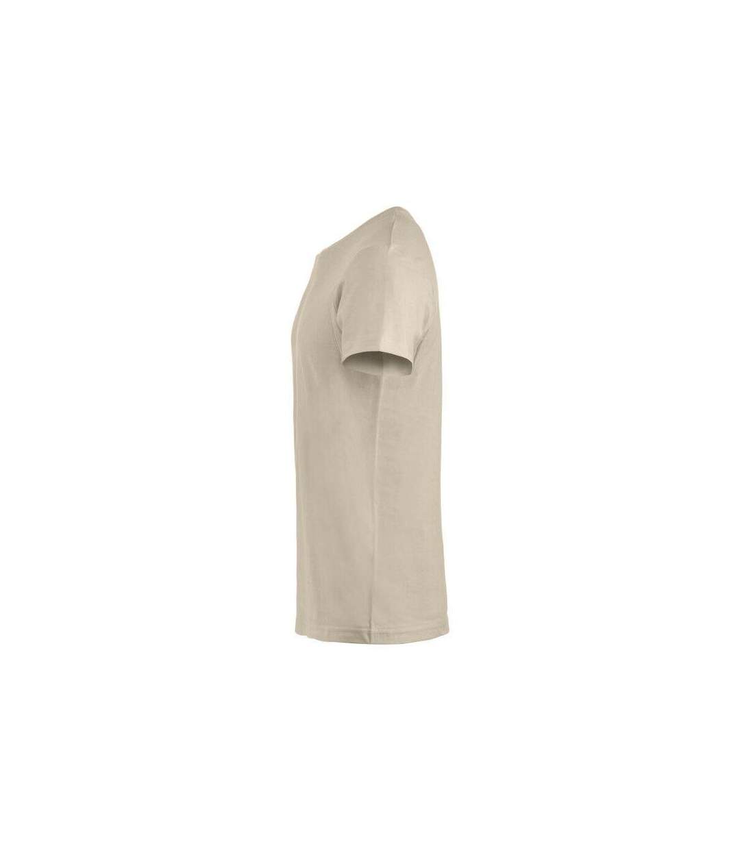 T-shirt Homme Kaki Clair Clique-3