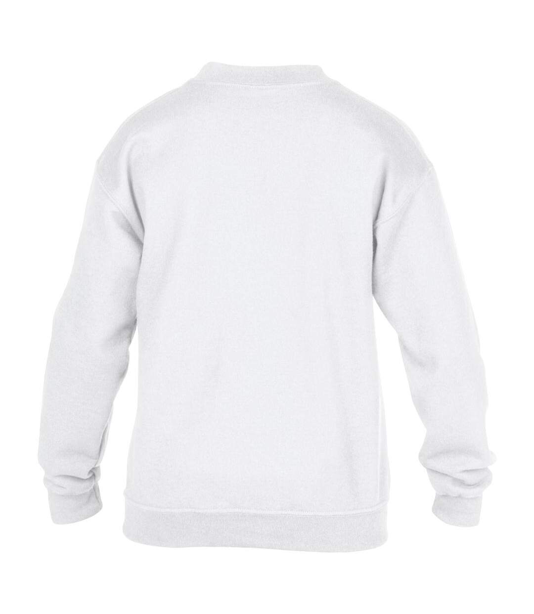 Sweatshirt enfant blanc Gildan-4