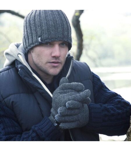 Mens Winter Warm Soft Fleece Lined Thermal Gloves