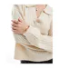 Womens/ladies Ribbed Polo Neck Jumper Cream Brave Soul-4