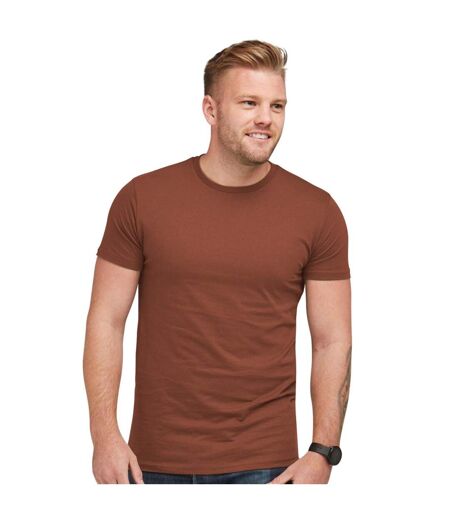 T-shirt Homme Orange Foncé SG