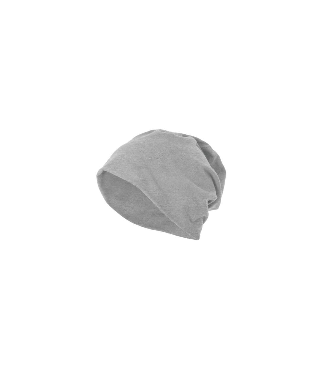Bonnet En Jersey Gris Chiné Build Your Brand-1