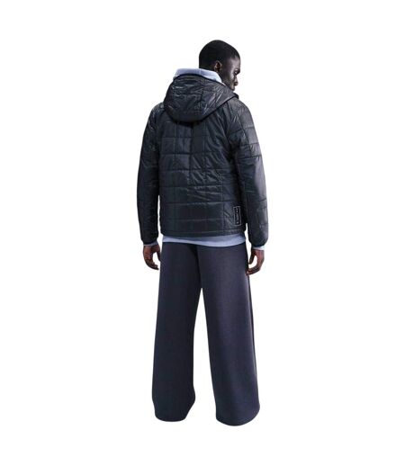Unisex Adult Hooded Jacket Black Blue Nike
