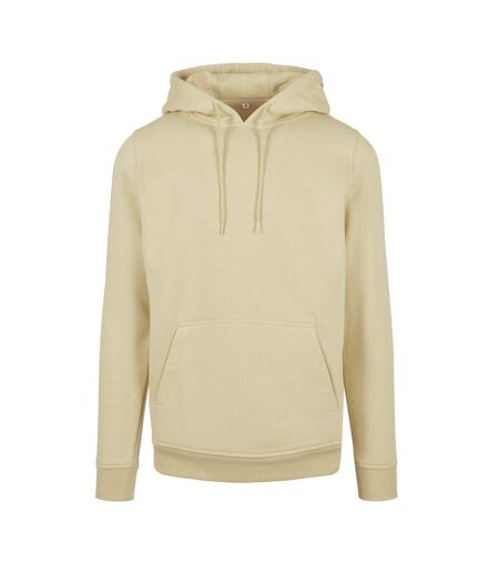 Build Your Brand Mens Heavyweight Hoodie (Soft Yellow)