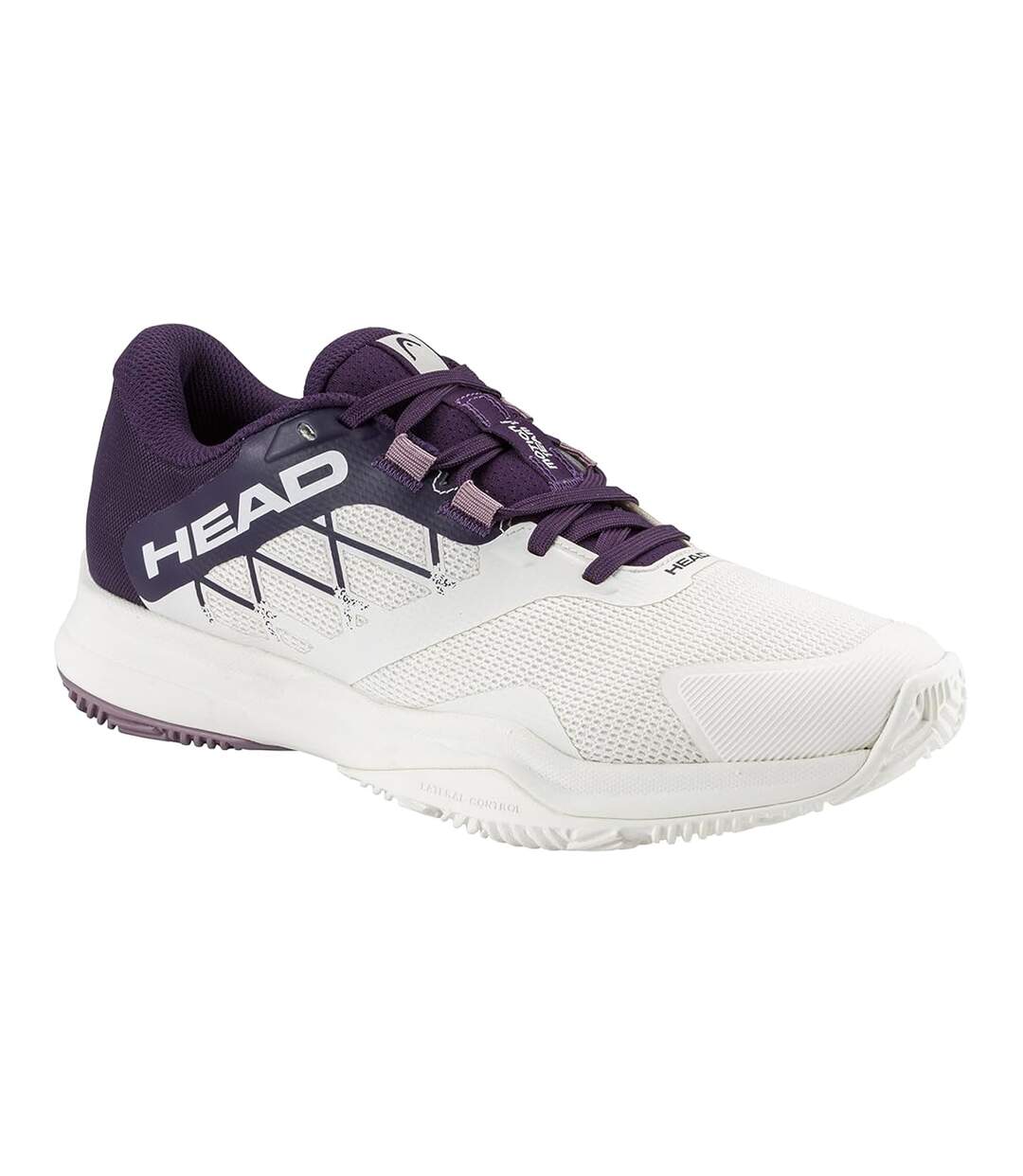 Chaussures De Padel Motion Team 1.5 Femme Blanc Cassé Blanc Violet Head-1