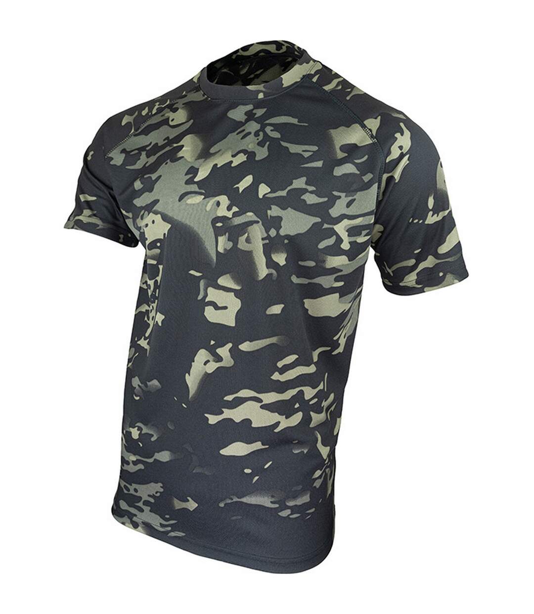 T-shirt Motif/style Camouflage Tactical Homme Noir Viper-3
