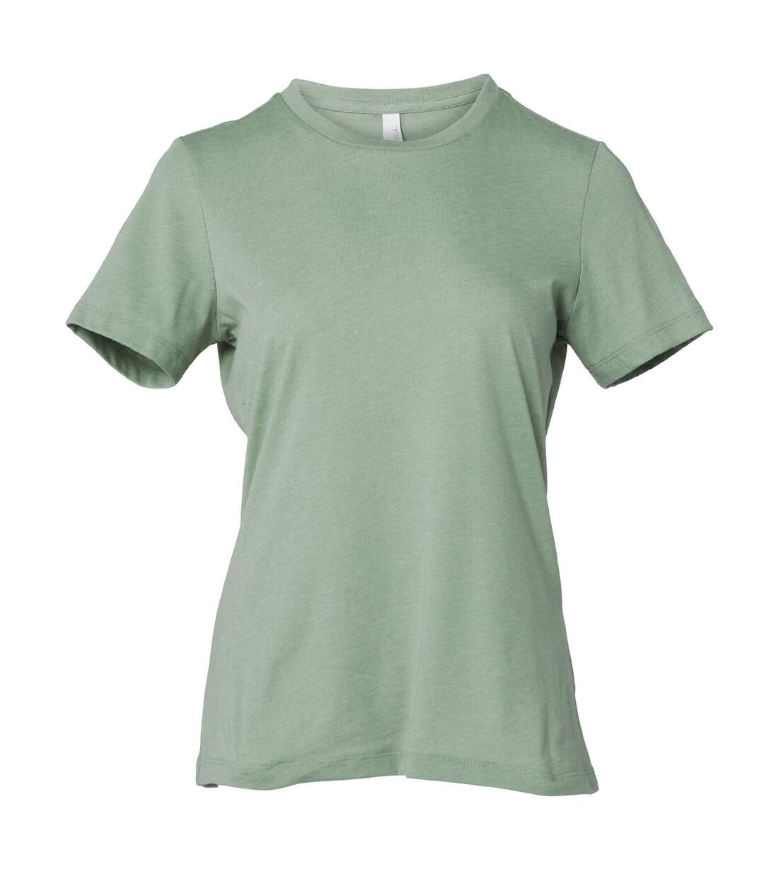 T-shirt femme vert de gris Bella + Canvas-1