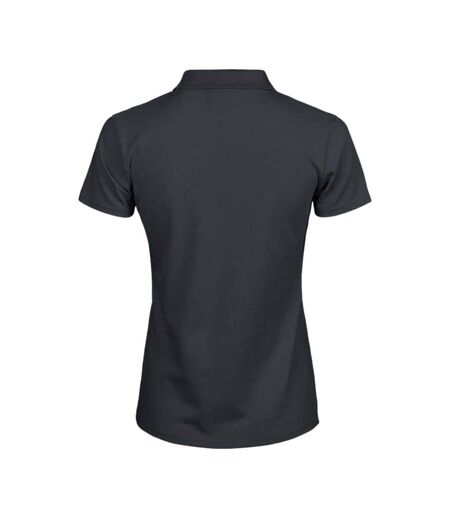 Polo À Manches Courtes Femmes Gris Sombre Tee Jays