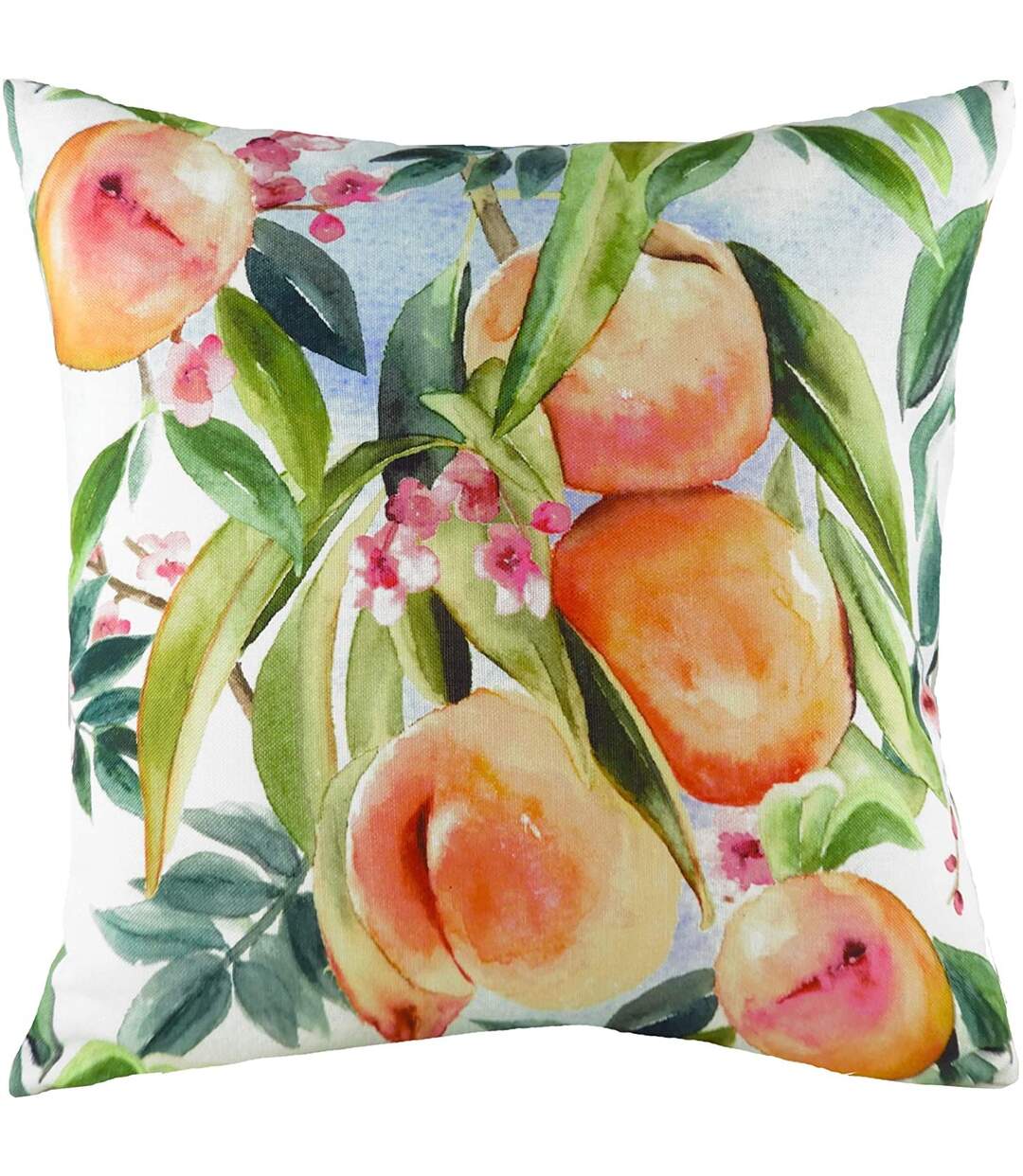 Fruit peach cushion cover one size multicoloured Evans Lichfield