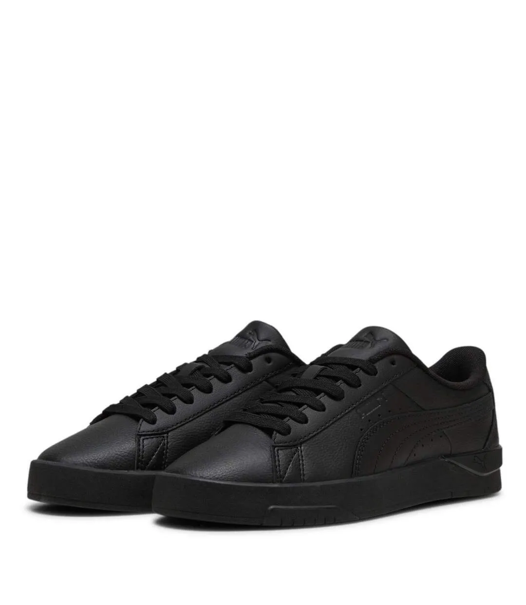 Womens/ladies Jada Platform Trainers Triple Black Puma-1