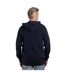 Mens samuel knitted full zip hoodie navy Weird Fish-4