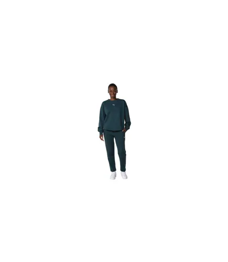 Womens/ladies Oversized Sweatshirt Green Puma
