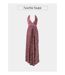 Robe longue casual chic AMELY imprimé Coton Du Monde-1