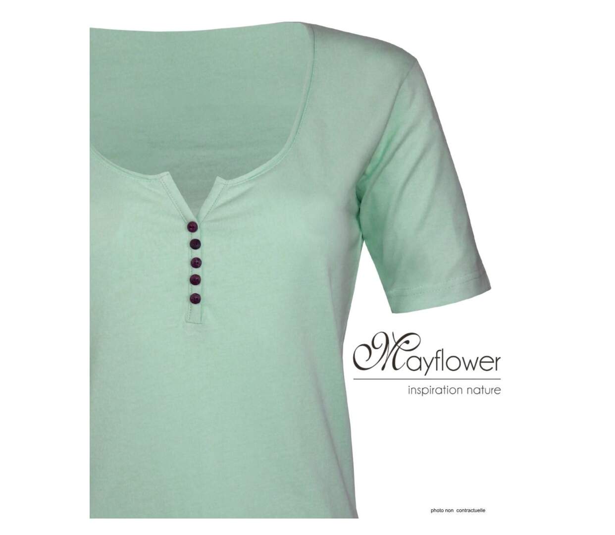 Tee-shirt Mayflower Detroit4 en coton bio : le basique écoresponsable au style affirmé-4