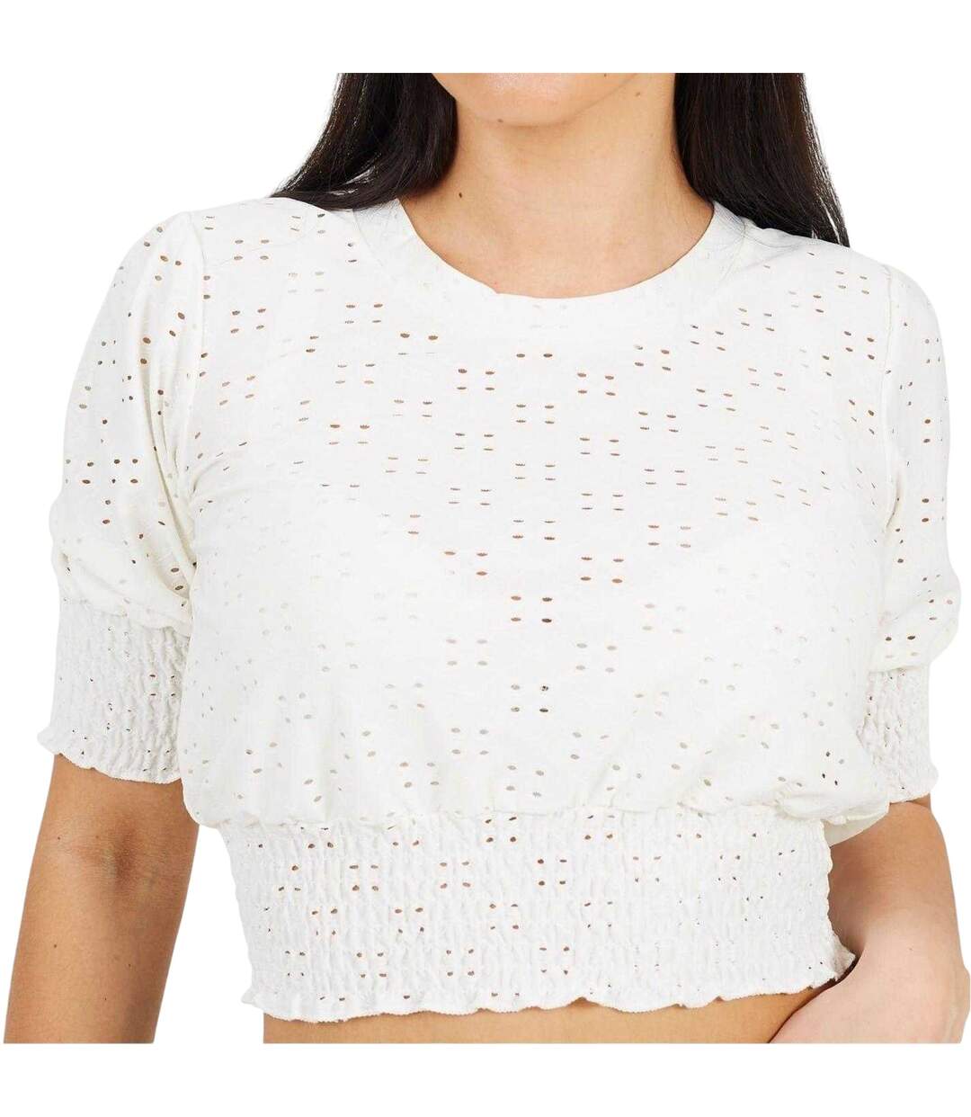 Haut Femme Blanc Brave Soul-4