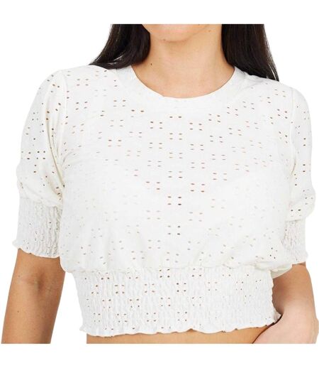 Haut Femme Blanc Brave Soul