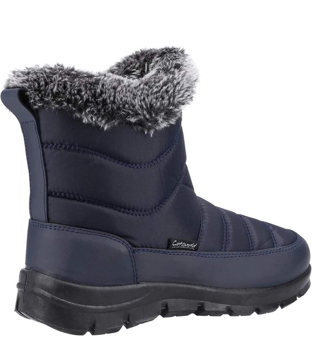 Womens/ladies longleat wellington boots navy Cotswold-2