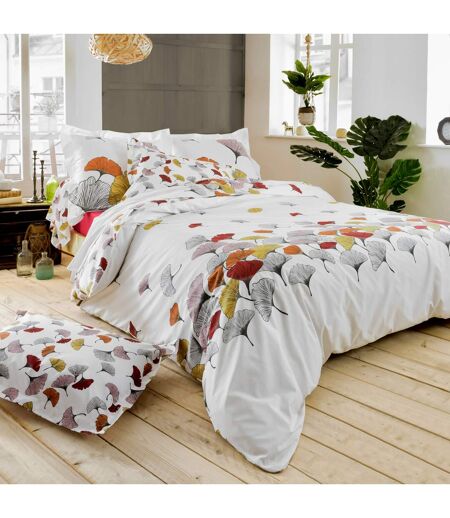 Taie d'oreiller percale pur coton GINKGO