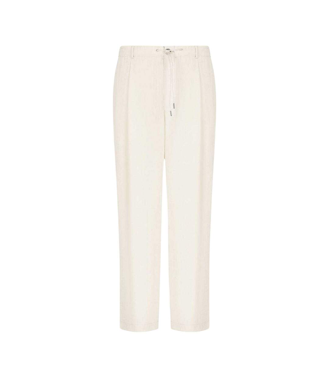 Mens Trousers Cream Emporio Armani-2